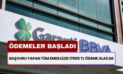 Garanti Bankası Ödemelere Yeniden Başlıyor! Başvuru Yapan Tüm Emeklilere 17800 TL Ödeme Yapılacak