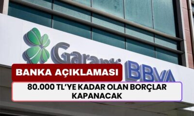 Garanti BBVA Bankası Açıkladı: 88.000 TL Borç Kapatma Kredisi Verilecek!