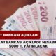 Ziraat Bankası Açıkladı! Hesabınıza 5000 TL Yatırılacak