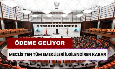 MECLİS'TEN EMEKLİLERE YENİ ÖDEME! Maaş Alan Tüm Emeklileri İlgilendiriyor