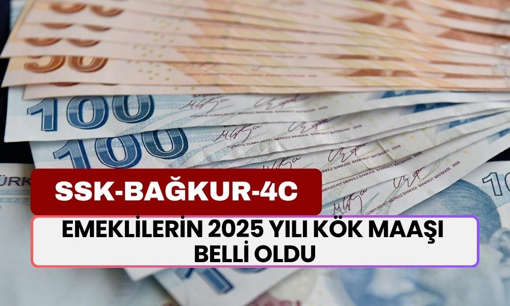 Emeklilerin 2025 Yılı Kök Maaşı Belli Oldu! Milyonlarca Emekliyi İlgilendiriyor