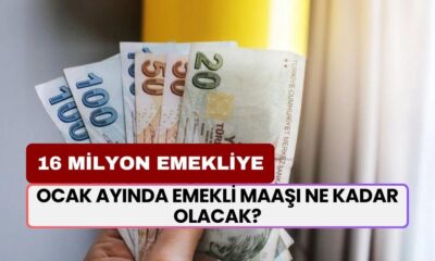 TÜM EMEKLİLERİ İLGİLENDİRİYOR! Ocak Ayında Emekli Maaşı Ne Kadar Olacak?