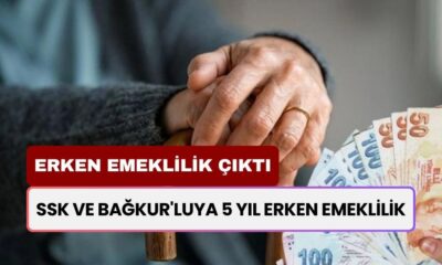 SSK ve BAĞKUR'da devrim! 5 yıl erken emeklilik geldi