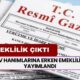 Resmi Gazete'de müjde! Ev hanımlarına erken emeklilik yayımlandı