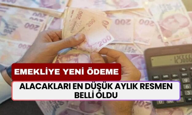 Emekliye Yeni Ödeme! Alacakları En Düşük Aylık Resmen Belli Oldu