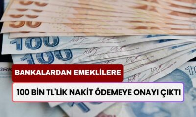 Bankalardan Emeklilere 100 Bin TL'lik Nakit Ödemeye Onayı Çıktı