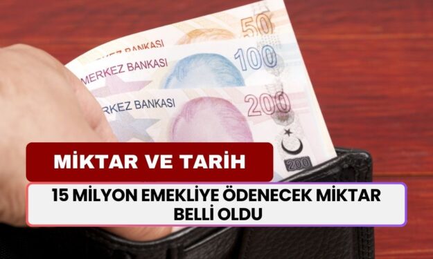 Emekliye ödenecek miktar belli oldu! 15 milyon emekliye, 6700 TL, 19 eylül'den sonra yatacak