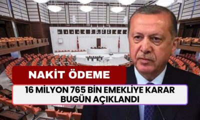 16 Milyon 765 Bin EMEKLİYE Karar Bugün Açıklandı: 9000 TL Ödeme Verilecek