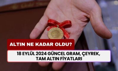 Altın fiyatları bugün ne kadar? 18 Eylül 2024 güncel gram, çeyrek, tam altın fiyatları...