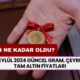 Altın fiyatları bugün ne kadar? 18 Eylül 2024 güncel gram, çeyrek, tam altın fiyatları...