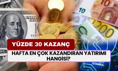 Hafta En Çok Kazandıran Yatırımı Hangisi? Yüzde 30 Kazandı: Borsa, Altın, Dolar, Euro...