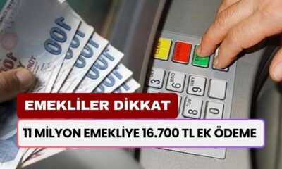 11 Milyon Emekliye DİKKAT! 16.700 TL Ek Ödeme Kesinleşti