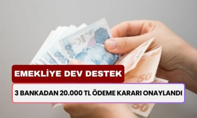 Emeklilere Süper Haber! 3 Bankadan 20.000 TL Ödeme Kararı Onaylandı!