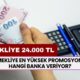 Emekliye En Yüksek Promosyonu Hangi Banka Veriyor? 24.000 TL'yi Hangi Banka Verecek?