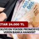 Emekliye en yüksek promosyonu veren banka hangisi? Miktar 24 bin TL'yi buldu