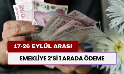 Emeklinin Takdirini Kazanacak 2’si 1 Arada Ödeme! 17-26 Eylül Arası Hesaplarda Olacak