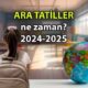 1.-12. Sınıf aralığındaki öğrencilere ARA TATİL ne zaman? 2024-2025 Ara tatil tarihleri hangi günlere denk geliyor? İşte MEB takvimi