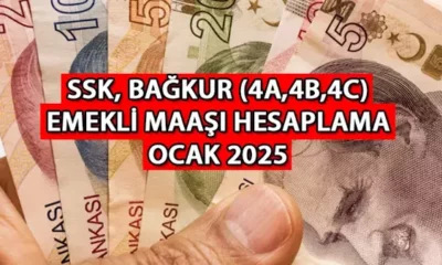 2025 OCAK 4A-4B-4C EMEKLİ MAAŞ ZAMMI HESAPLAMA: SSK, Bağ-kur emeklisi yeni yılda yüzde kaç zam alacak? En düşük emekli maaşı 15 bin TL olur mu?