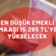 2025 Ocak en düşük emekli maaşı ne kadar olacak? Emekli zammı 3 aylık enflasyon farkı!