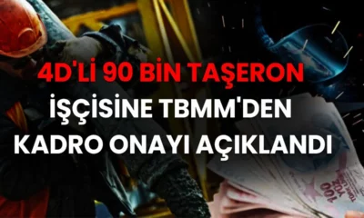 90 bin 4D'li taşerona kadro müjdesi geldi! Torba yasa ile yasalaşacak: Taşeron, TYP, 3600 ek gösterge...