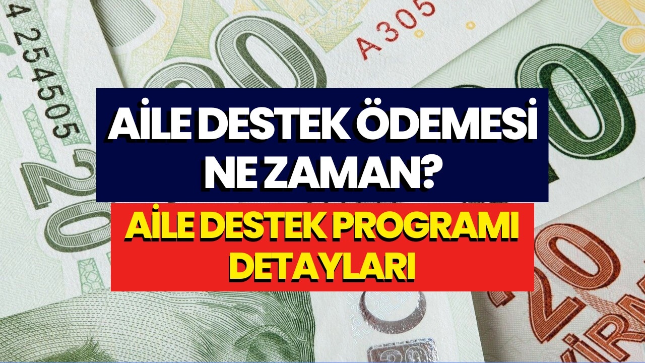 Aile Destek Programı ödemesi ne zaman yatacak? Ekim 2024 Sosyal yardım parası ödeme tarihi