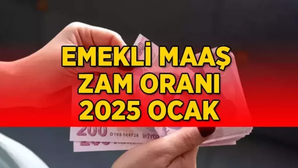 EMEKLİ 2025 OCAK MAAŞ ZAM: SSK, Bağ-Kur emekli maaş zam oranı yüzde kaç olacak? En düşük emekli maaşı kaç liraya yükselecek?