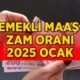 EMEKLİ 2025 OCAK MAAŞ ZAM: SSK, Bağ-Kur emekli maaş zam oranı yüzde kaç olacak? En düşük emekli maaşı kaç liraya yükselecek?