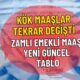 Son dakika haberi: Emekli zammı için Ocak ayını bekleyen vatandaşlar, zamlarda öncü olan enflasyon verilerini de yakından takip ediyor. Buna göre SSK ve Bağ-Kur emeklileri 6 aylık oran kadar enflasyon artışı alırken, Emekli Sandığı emeklileri toplu sözleşme zammına ilaveten enflasyon farkını alacak. Öte yandan emekliye zam için yüzde 13-15 bandında çıkan 6 aylık enflasyon artışının refah payı ile yükselmesi, emekli sandığı ile eşitlenmesi ve taban maaşın artırılması gündemde. Peki hangi emekli ne kadar zam alacak? SSK, Bağ-Kur ve emekli sandığı için emekli zammı eşitlenecek mi? İşte detaylar...