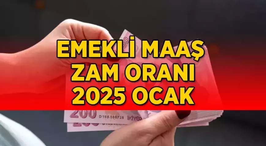 Emekli zammında 3 aylık enflasyon farkı belli oldu! Ocak 2025 en düşük emekli maaşı ne kadar olacak