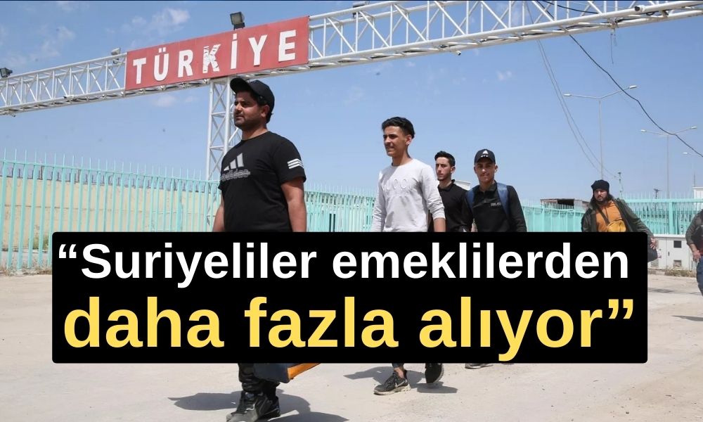 Selçuk Süzen, “Suriyeliler emeklilerden daha fazla alıyor”