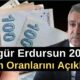 Asgari ücret, emekli ve memur maaşı ne kadar olacak? Özgür Erdursun tek tek açıkladı