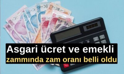 Asgari ücret ve emekli zammında zam oranı belli oldu