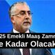 2025 Emekli Maaş Zammı Ne Kadar Olacak?