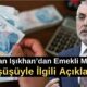 Bakan Işıkhan’dan Emekli Maaş Düşüşüyle İlgili Açıklama