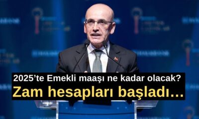 2025’te Emekli maaşı ne kadar olacak? Zam hesapları başladı…