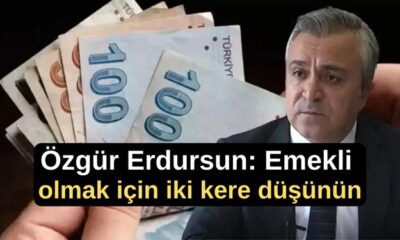 Özgür Erdursun'dan çarpıcı mesaj: Emekli olmak için iki kere düşünün