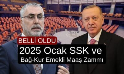 2025 Ocak SSK ve Bağ-Kur Emekli Maaş Zammı: Emekliler Ne Kadar Zam Alacak?