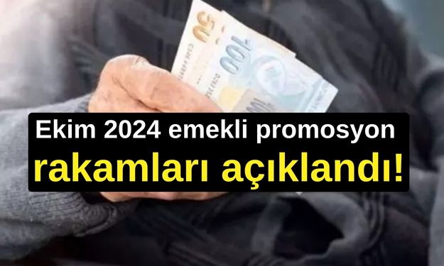 Ekim 2024 emekli promosyon rakamları açıklandı!