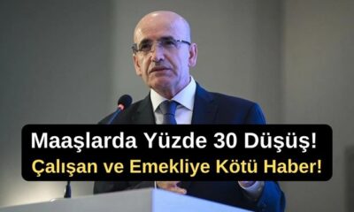 Maaşlarda Yüzde 30 Düşüş! Çalışan ve Emekliye Kötü Haber!