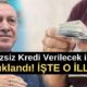 Faizsiz Kredi Verilecek iller Açıklandı! İŞTE O İLLER VE ŞARTLAR