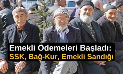 EMEKLİ ÖDEMELERİ BAŞLADI: SSK, Bağ-Kur Fark Etmiyor Hepsine Yüzde 50 İndirimli oldu