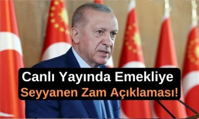 Canlı Yayında Emekliye Seyyanen Zam Açıklaması!