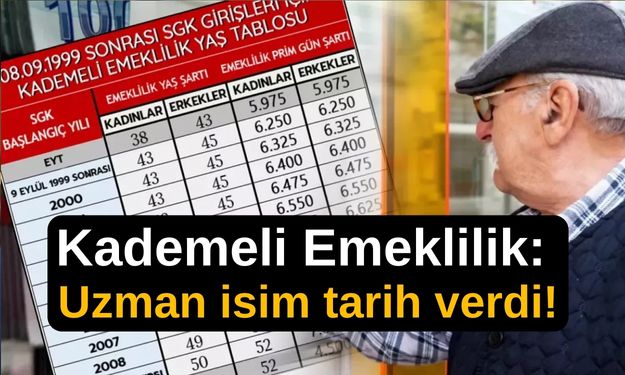 KADEMELİ EMEKLİLİK: Uzman isim tarih verdi! Kademeli emeklilik ne zaman çıkacak?