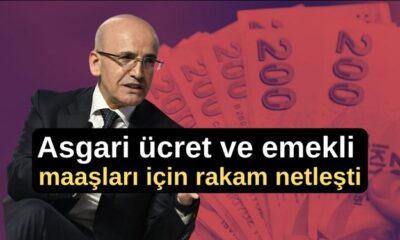 Asgari ücret ve emekli maaşları için rakam netleşti