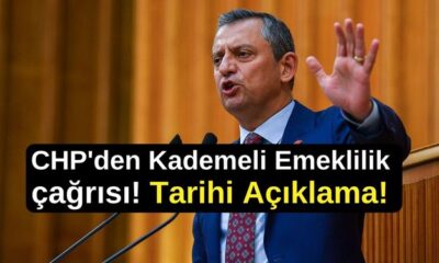 CHP'den Kademeli Emeklilik çağrısı! Tarihi Çağrı!