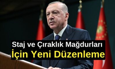 Staj ve Çıraklık Mağdurları İçin Yeni Düzenleme