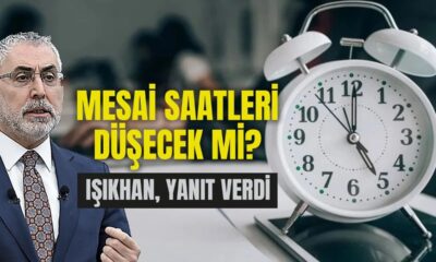 MESAİ KISALACAK MI? Çalışma saatleri düşecek mi, mesai saatleri 36'ya mı inecek? Son dakika: Bakan Işıkhan son noktayı koydu!