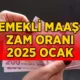 SSK-BAĞ-KUR EMEKLİ MAAŞ ZAMMI 2025 OCAK! Emekli yeni yılda yüzde kaç zam alacak? En düşük emekli maaşı kaç liraya yükselecek?