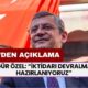 Özgür Özel: “İktidarı Devralmaya Hazırlanıyoruz”