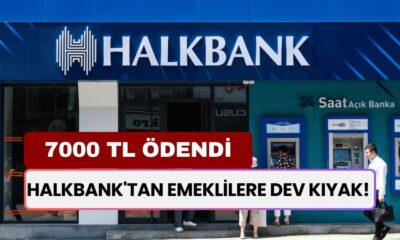 Halkbank'tan Emeklilere Dev Kıyak! 7000 TL Yatırdı